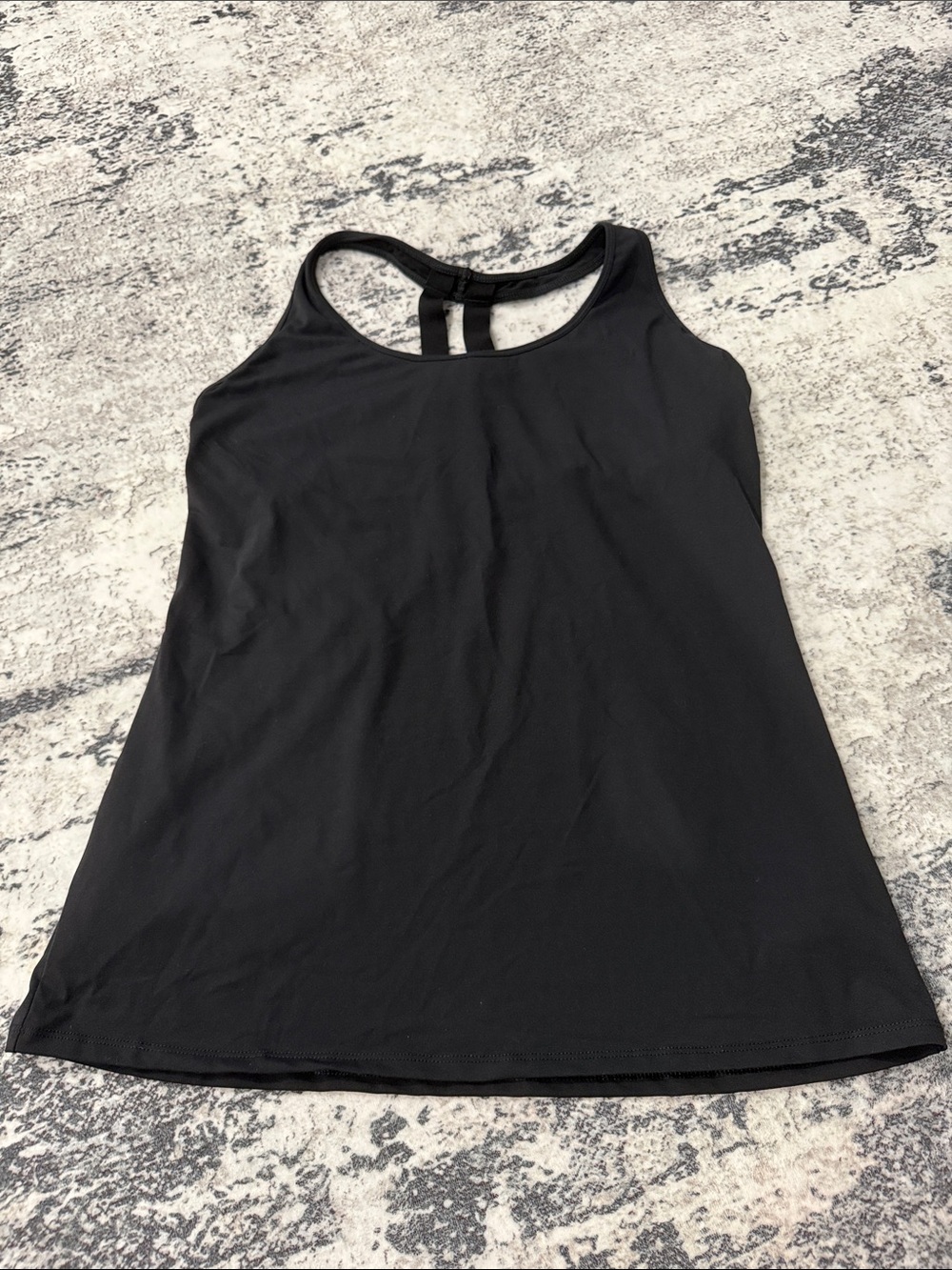 Fabletics Black Racerback Athletic Tank